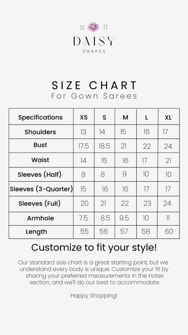 Banarsi Formal Gown Saree - Image 9