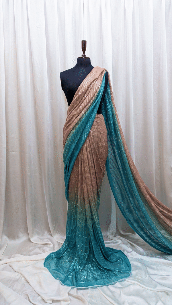 ✨ Sitara Net Saree - Image 5
