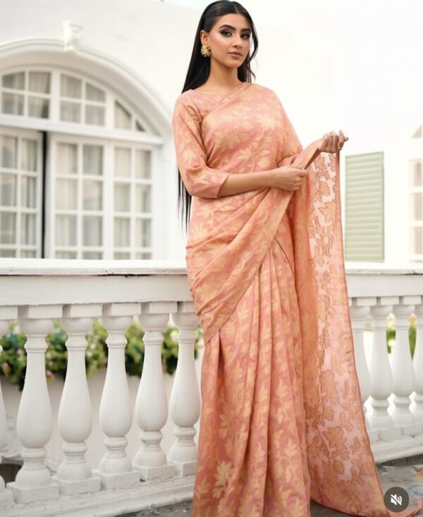 Banarsi Formal Gown Saree - Image 2